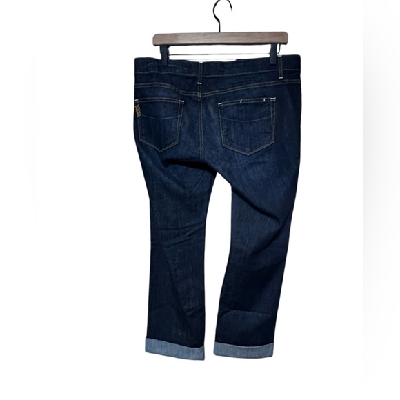 PAIGE Jimmy Jimmy Straight Leg Cuffed Premium Maternity Denim Size 29” - Picture 8 of 13